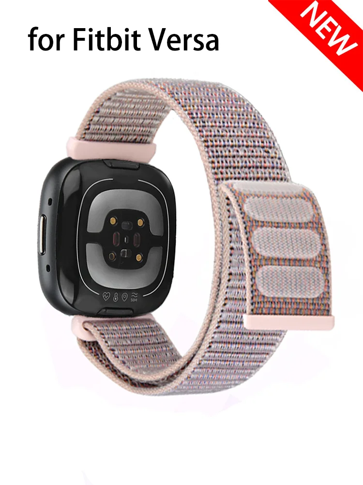 Cinturino In Nylon Per Fitbit Versa 3 4 Band Smart Watch Replacment Soft Traspirante Sport Loop Belt Correa Bracciale Fitbit Sense 2 Band