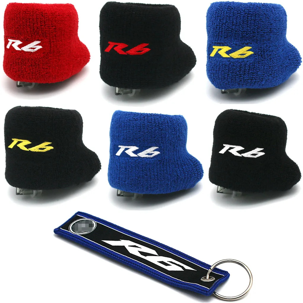 Motorcycle Front Fluid Brake Reservoir Covers Sock For Yamaha YZFR6