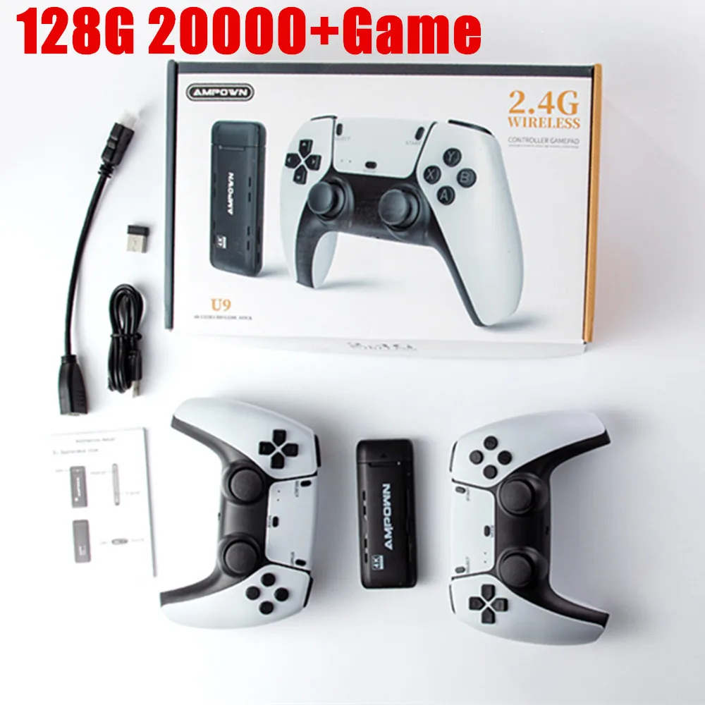 Game Stick Video Game com 20 Mil Jogos Retro 4k 2 Controles Sem Fio - LOJAS  RENASCER