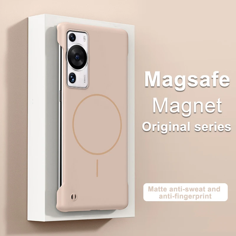Frameless Magnetic Wireless Charging Slim Phone Case - Elegant Back Cover