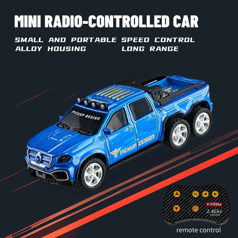 2026 RC Car MINI Alloy 1/64 Upgraded Remote Control Car Convenient to Carry 60 Minutes of Work Time Children's Gifts Toys