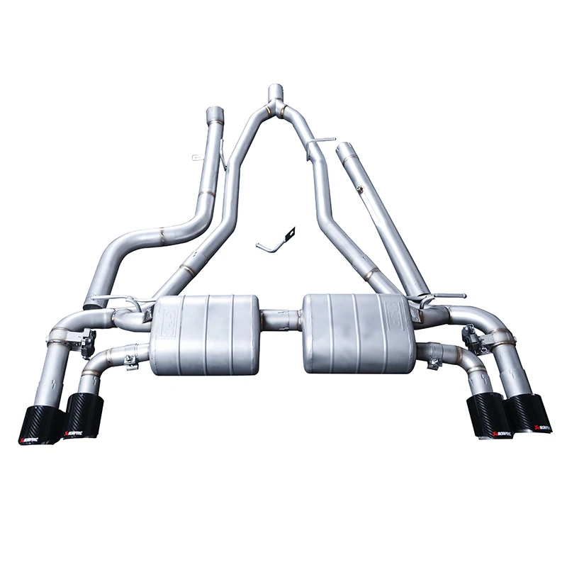 For BMW G30 540I G38 540LI B58 2.0T Exhaust System Stainless Steel Performance Dual Muffler Valve Exhaust Pipe