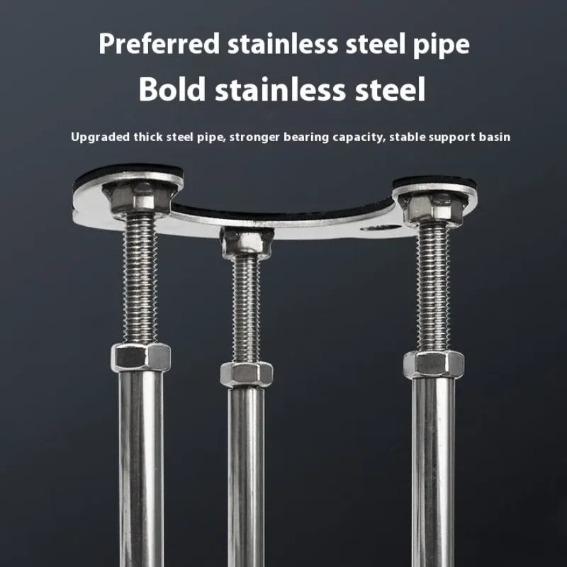 Undermount Sink Supports Multifucntioal Stable Easy to Install Retractable for Washbasin Bathroom Home Kitchen Countertop