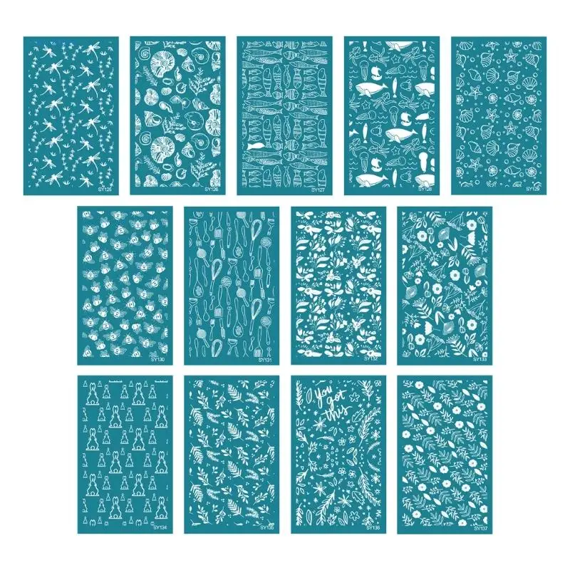 

Трафареты для шелкографии, геометрический инструмент для трафаретной печати на глиняной бумаге