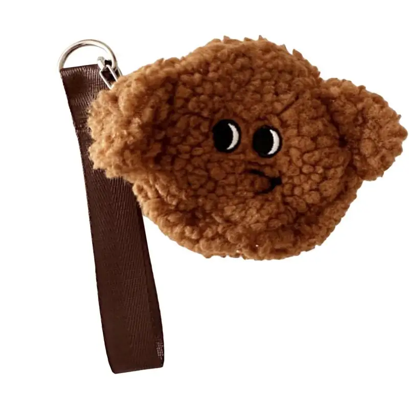 

Poop Bag Holder For Dogs Waste Bag Holder Dispenser Cute Poop Bag Dispenser Plush Dog Poop Holder Leak Proof Pet Poop Bag Holder
