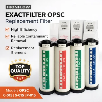 Elemento Filtrante 015Q 015P 015S 015C per Filtro di Precisione, Separatore Aria-Acqua-Olio per Compressore d'Aria