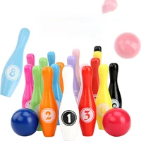Bowling Set Education Toys For Kids Toddlers Animal Number Learning  Indoor Outdoor Sports Games Toys for Kids Baby Gift 1