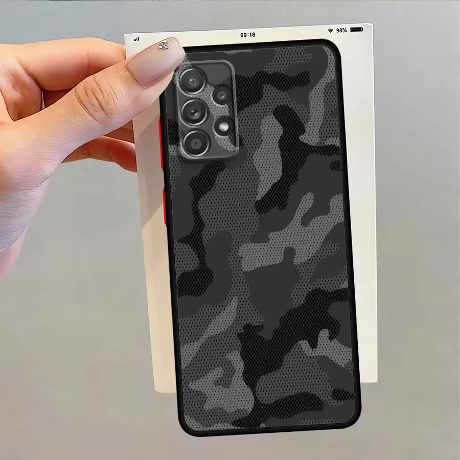 Camouflage Pattern Back Phone Cover Case