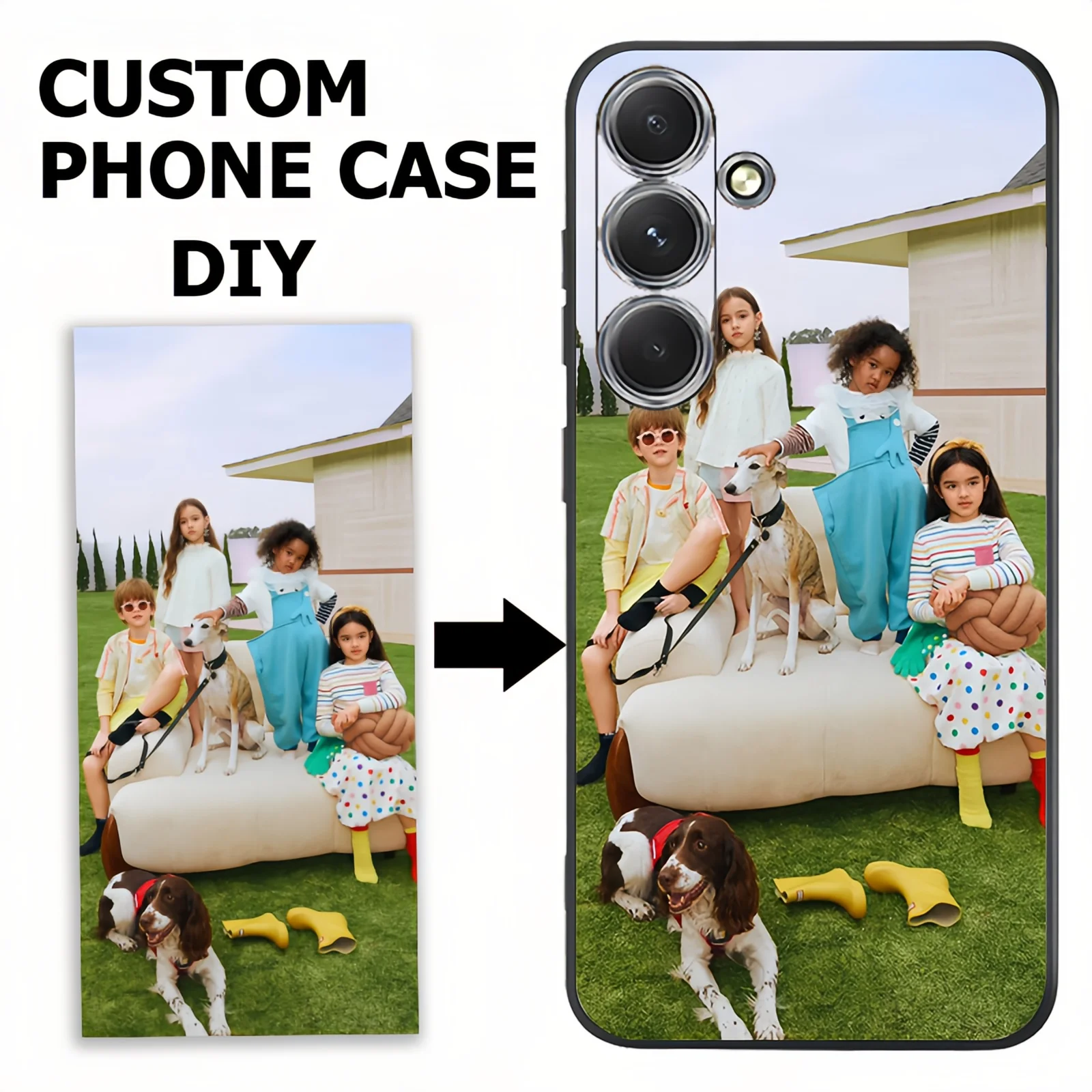 Customizable Soft Shockproof Photo Phone Case
