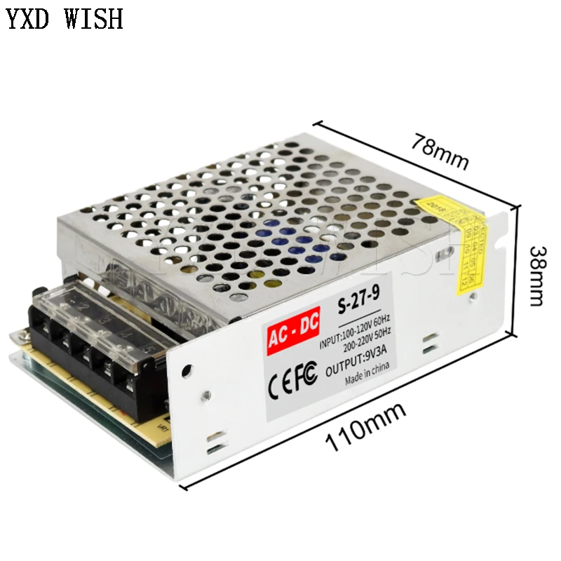 스위칭 전원 공급 장치 3V 5V 9V 12V 15V 18V 24V 36V 1A 2A 3A 5A 6A 8A 10A 20A 50A 조명 변압기 전원 공급 장치 어댑터