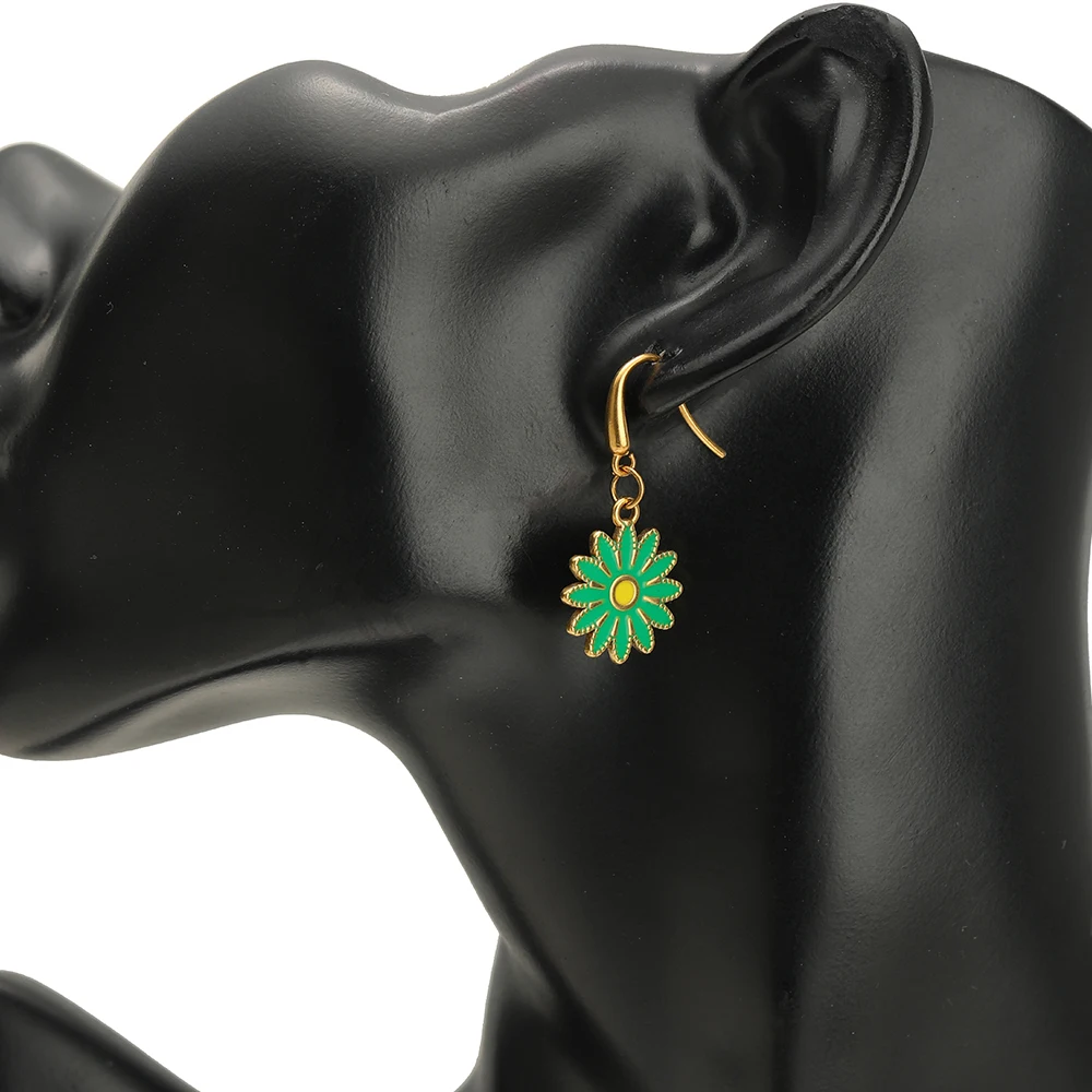 10 Stück Edelstahl-Ohrringhaken, Ohrhaken mit Diamanten, Ohrring-Verbinder für DIY-Modeschmuckherstellung, Ohrringe – Detail 3