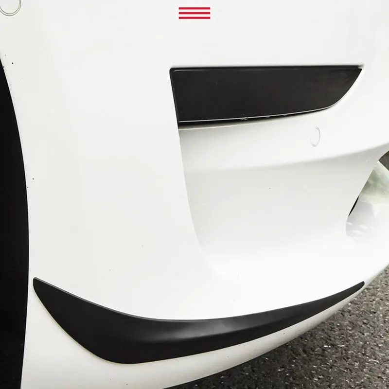 Front Bumper Corner Protect Trim For Tesla Model 3-Anti-Collision Stainless steel Strip Decoration Sticker