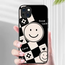  AK-8 Irregular splicing Silicone Case For iPhone SE 12 13 Mini 14 Pro Max Plus 