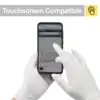 1-100pcs Rubber Gloves Individually Wrap White Aseptic Lab Surgery Nursing Gloves Multipurpose Waterproof Anti-static 3