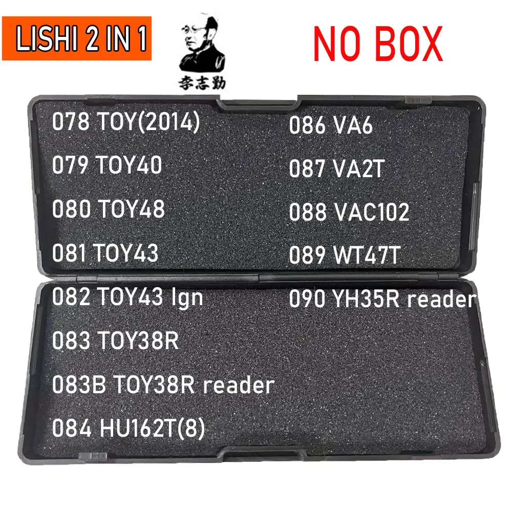 블랙박스 없음 042-053    HY16 HY17 HY20 HY20R KIA3R KW14 K9 KY14 HY22 ICF03 ISU5 for Laguna 3 LiShi 2 in 1 자물쇠 도구