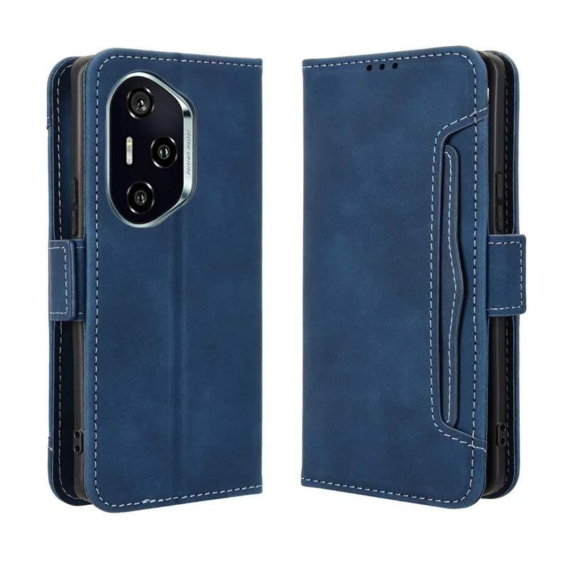 Magnetic Leather Flip Wallet Phone Case With Card Slots For Moto Edge 40 Pro (Black - View #6