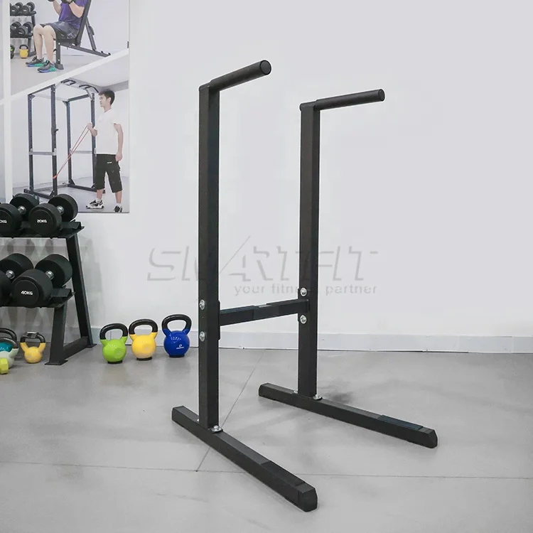 Commercial Grade Free Standing Gym Pull Push up Dip bar Stands Station Biceps Triceps