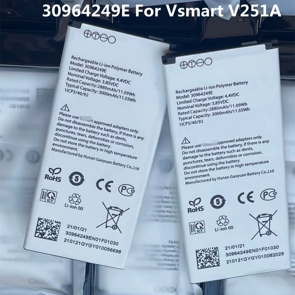 

Оригинальный качественный аккумулятор 30964249E для Vsmart V251A мобильный телефон Batteria