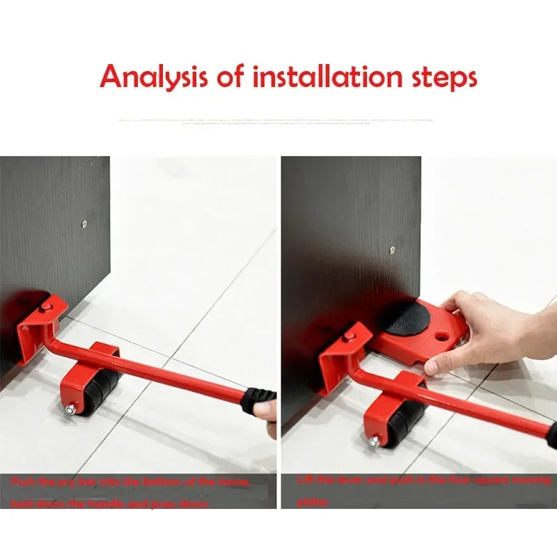 Heavy Duty Furniture and Appliance Lifter Mover Set