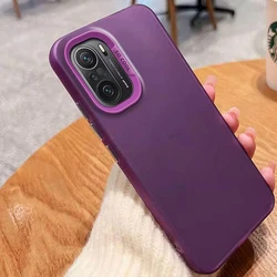 Cubierta Mate de Aurora Metálica de Lujo para Poco F3, Xiaomi 11i y Serie Redmi K40
