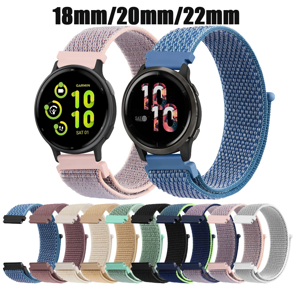 Versatile Nylon Watch Band – Adjustable Strap Bracelet in Multiple Sizes