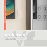 MOES Tuya Wi-Fi Smart Light Switch US Single Pole Push Button Wall Switch Work With Alexa Google Home Neutral Wire Required - Image 2