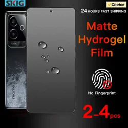 Matte Hydrogel Film Screen Protector (2 - 4 PCS) - No Fingerprint, Flexible, Durable - 4pcs Front