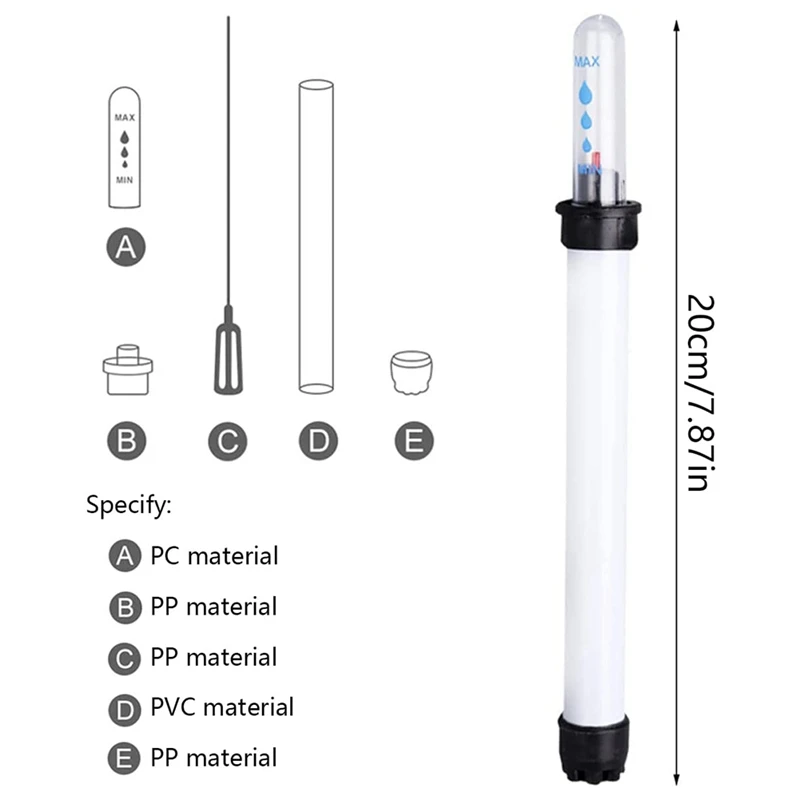 Pack Of 20 Soil Moisture Meter, 20 Cm Plant Water Level Indicator, Water Level Indicator, Soil Moisture Meter, Sensor