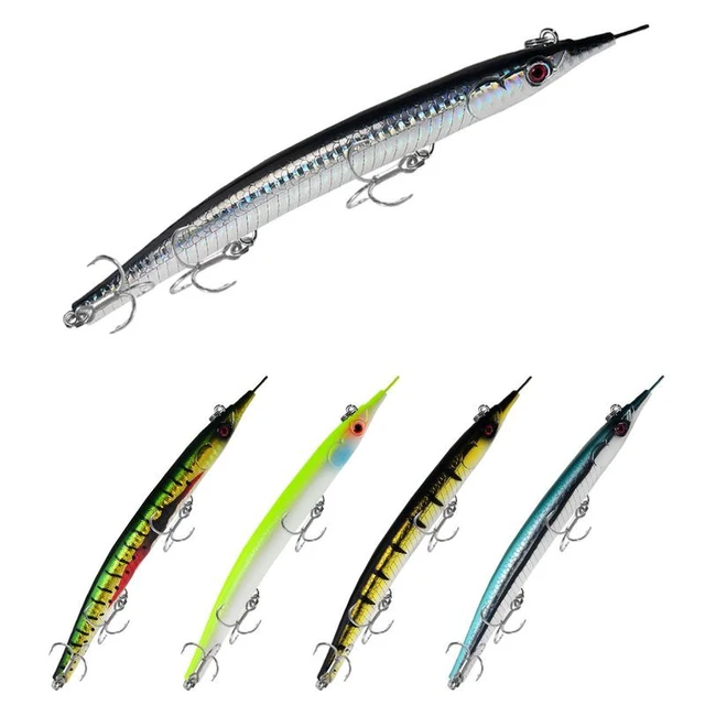 Surf Fishing Tackle - Saltwater Fishing Lures Baits Set with Sharp