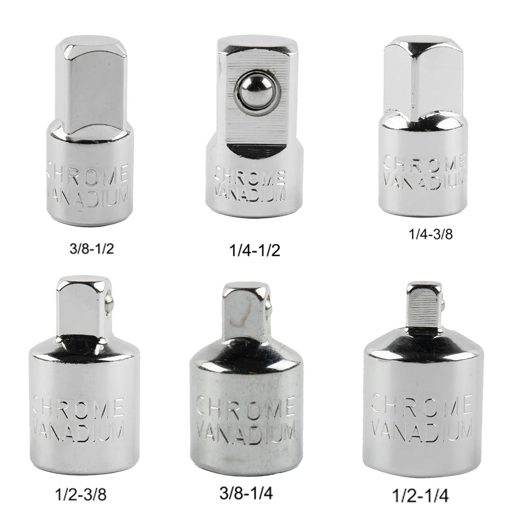 

1/4 "3/8"1/2inch Drive Ratchet Socket Adapter Pneumatic Impact Wrench Joint Socket Adapters Female To Male Converter Repair Tool