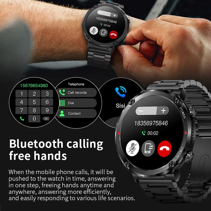 LIGE 600mAh  ȭ Ʈ ġ AMOLED ÷ ũ    پ ̾ IP68  Smartwatch