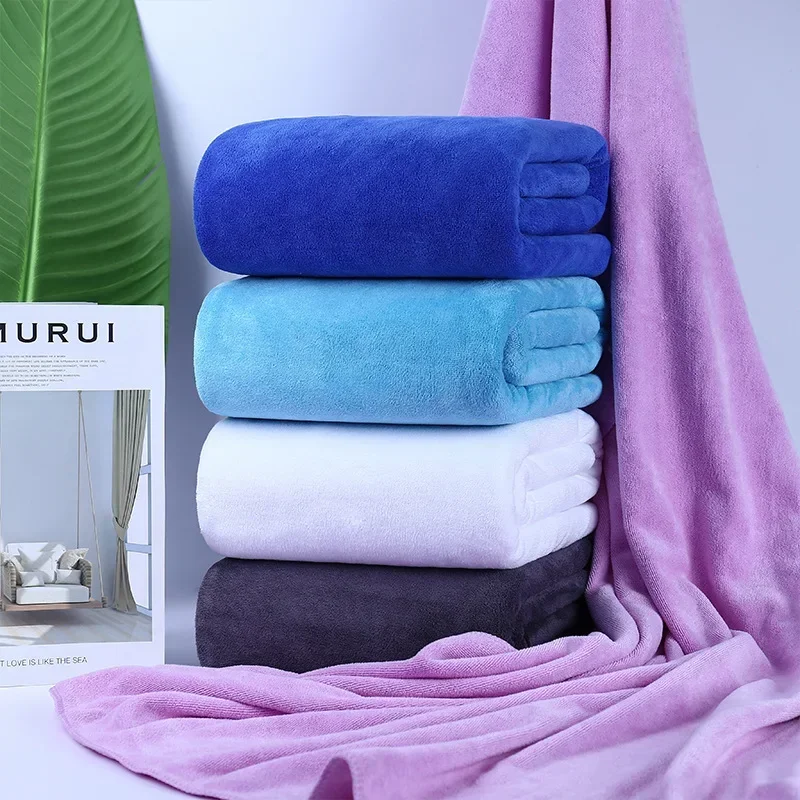 성인용 속건성 목욕 수건, 가정 호텔 대형 사이즈 마사지 비치 목욕 가운, 부드러운 미용실 스팀 침대 시트
