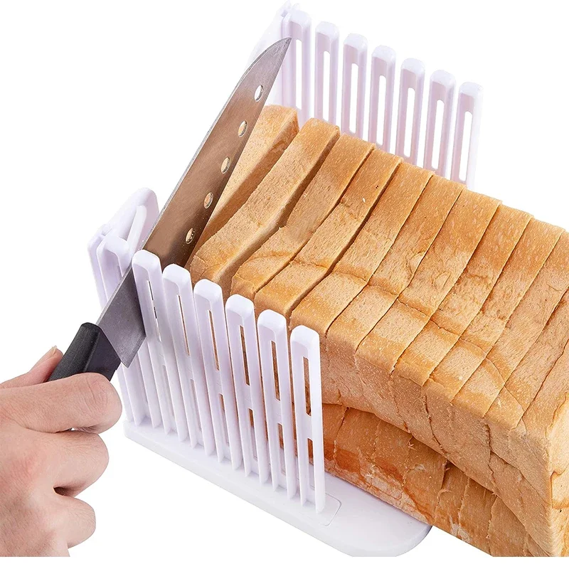 

Rectangle Bread Slicer Cutter Mold Toast Loaf Cutting Pro Bread Slicer Cutter Mold Maker Slicing Guide Loaf Kitchen Ship Tools