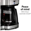 NEW NEW Hamilton Beach 2-Way 12 Cup Programmable Drip Coffee Maker & Single Serve Machine, Glass Carafe, Auto Pause and Pour 5