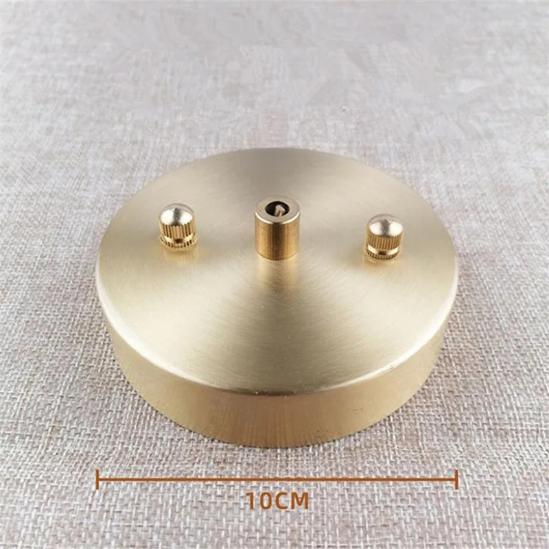 Pendant Light Hook Brass Base circular ceiling plate for lighting accessories