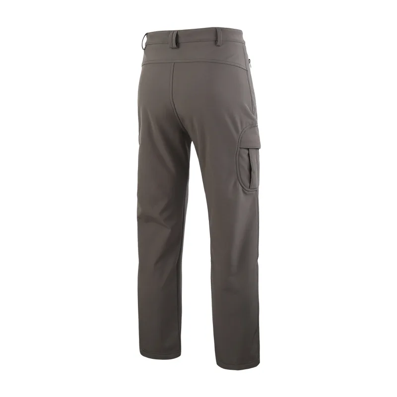 Trekking Fleece Softshell Pants Men Outdoor Tactical Climbing Skiing Hiking Fishing Hunting Waterproof Pants Camouflage Trousers