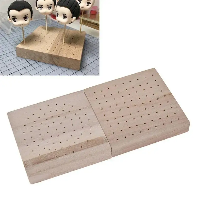 Fashion Wooden Pottery Clay Base Plug Board Modeling Tools Accessories For DIY Sculpture Plate