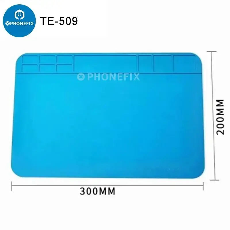 Antistatic ESD Soldering Silicone Mat Heat Resistant Insulation Work Mat Soldering Station Kit Repair Pad Maintenance Platform image 7
