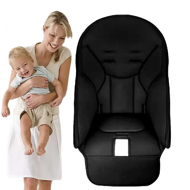 Universal High Chair Accessory Universal High Chair Cover - PU Leather Replacement Cushion For Peg Perego, Siesta, Baoneo High Chairs Universal High Chair Pad