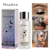 MAXFINE 9-color liquid eye shadow big sequin gel glitter mermaid nightclub makeup body sequin 2