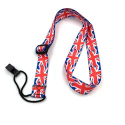 Ethnic Style Embroidered Cotton Guitar Strap (British style)