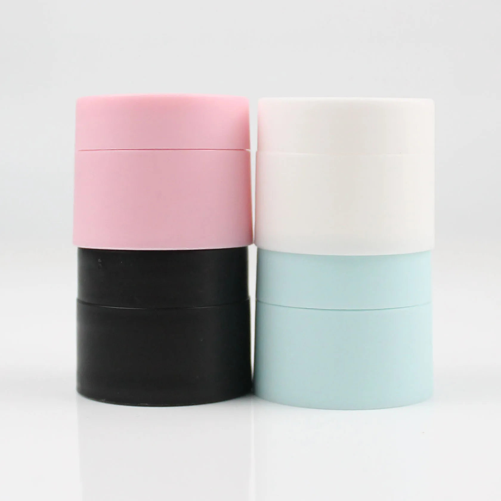 Cosmetic Pot Jars 10/20/50pcs Face Cream Jars Cosmetic Plastic Box Empty Tight Waist Container Portable 5g/10g/15g/20g/30g/50g Refillable Bottle
