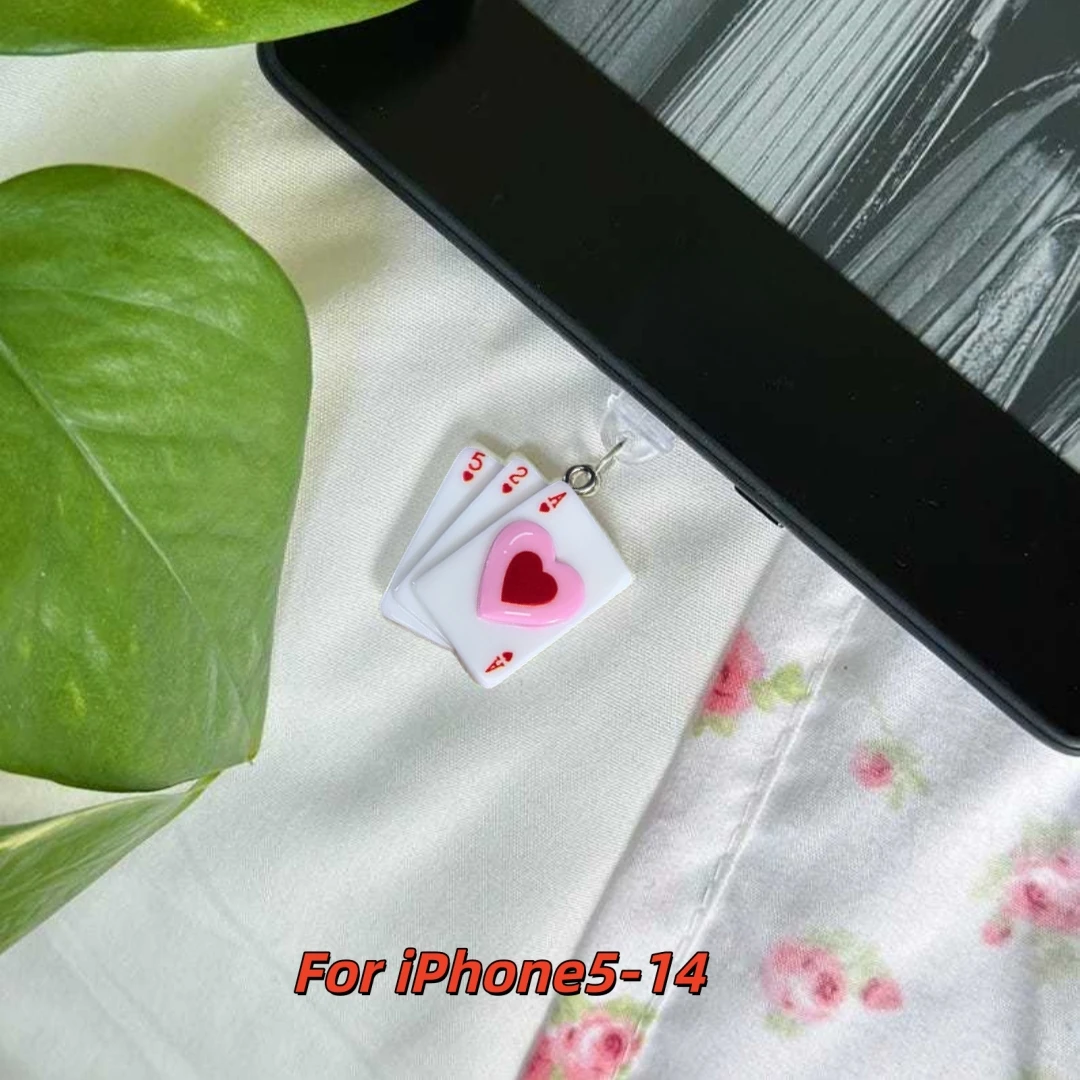 Heart-Shaped Pink Cowboy Hat Phone Dust Plug – Trendy, Fun, and Protective Accessory