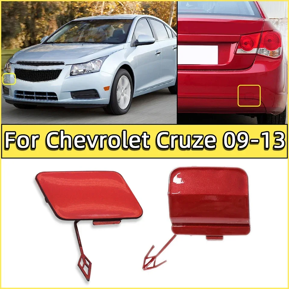 Front Rear Bumper Towing Hook Cover Cap For Chevrolet Cruze 2009 2010 2011 2012 2013 Tow Hook Eye Hauling Trailer Lid Garnish tow bar ball cover car tow hook cover car tow decoration car tow hook