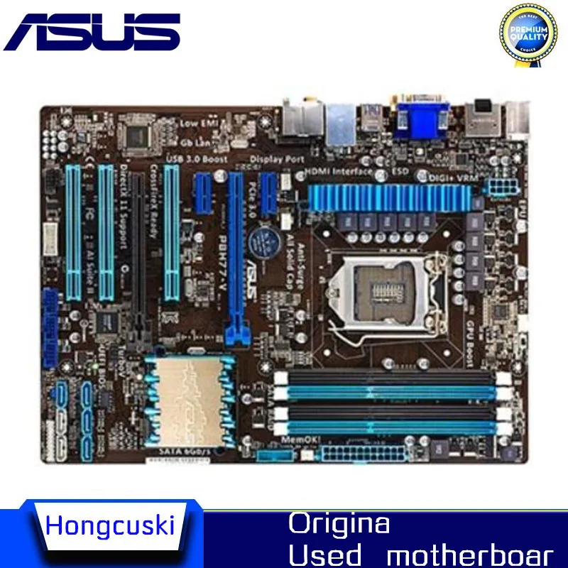 

Используется для Asus P8H77-V материнская плата H77 LGA 1155 22nm i3 i5 i7 DDR3 32G SATA3 USB3.0 ATX