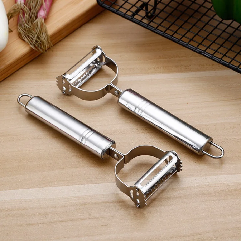 

Kitchen Vegetable Peeler Stainless Steel Melon Planer Double-Head Peeler Household Multiple-Function Fruit And Vegetable Peeler