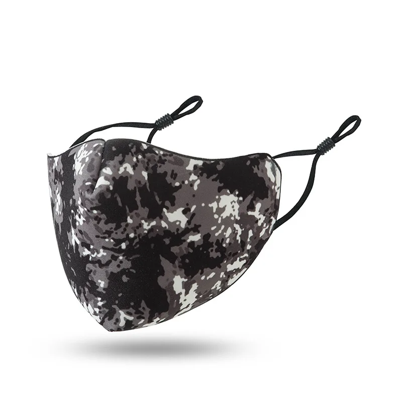 Masque Réutilisable en Tissu 3 Couches - Lot de 1, Couleurs Disponibles