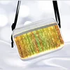 2024 Luminous LED Colorful Single-Shoulder Bags High Street Crossbody Bag Optical Fiber Fabric Fashion Square Bag 가방 сумка Bolso 4