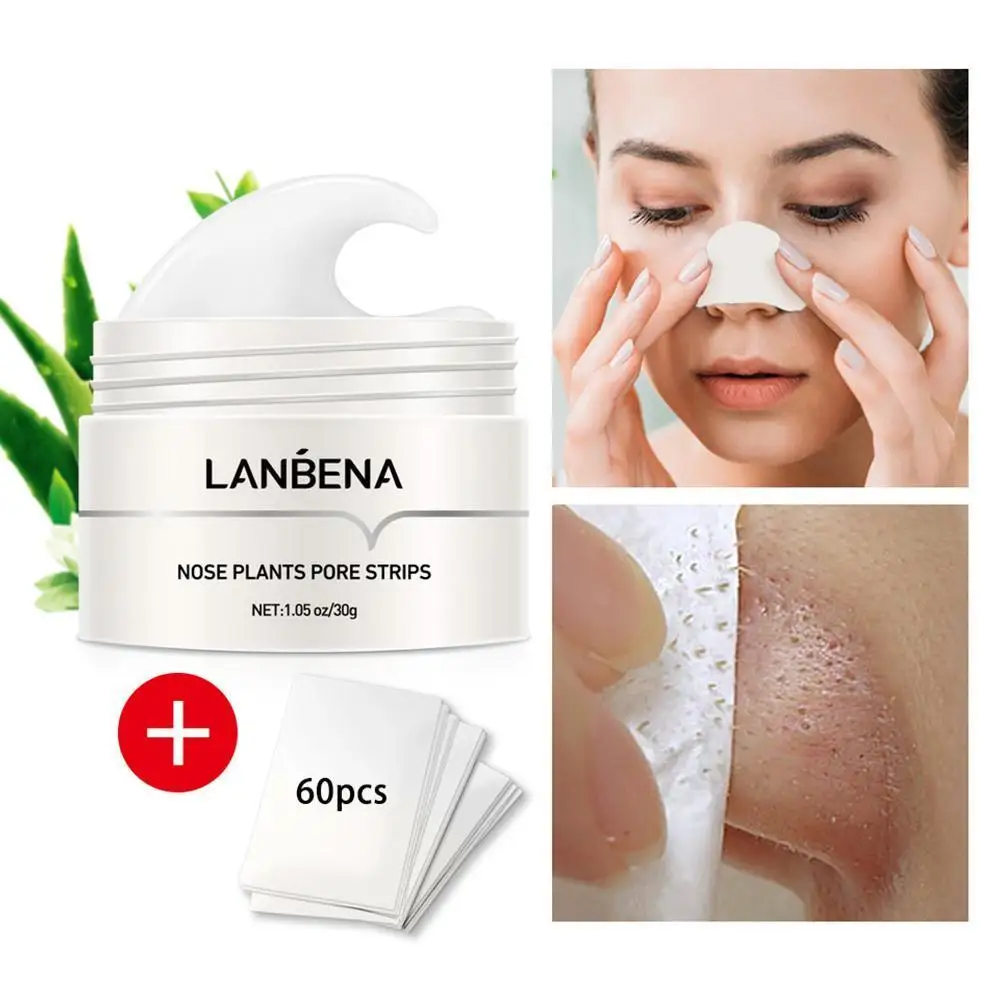 

Blackhead Remover Cream Paper Plant Pore Strips Nose Acne Cleansing Black Dots Peel Off Mud Mask Treatments Skin Care