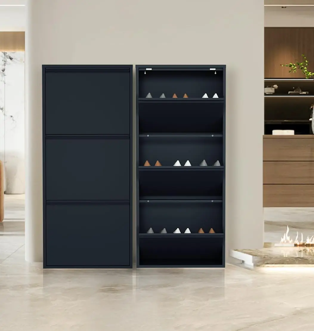 Shoe Cabinet, Shoe Rack, Organizer, Drawers-Indoor and Outdoor-Metal Rack Metal Cabinet Long Life